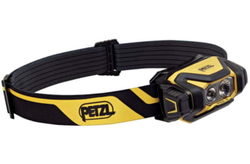 Image of Petzl PIXA R 1250 mAh CORE PRO Rechargeable Battery 600 Lumens LED Headlamp, Black/Yellow, E120CA00