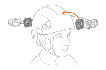 Image of Petzl XENA Headlamp, Black/Yellow, E004BA00