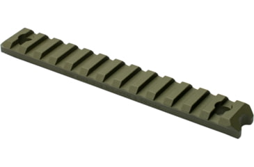 Image of Phase 5 Weapon Systems Inc M-LOK Picatinny Rail Section, 13 Slot, OD Green, MLOKPIC13-ODG