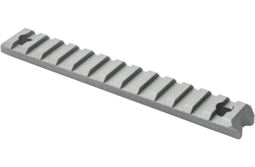 Image of Phase 5 Weapon Systems Inc M-LOK Picatinny Rail Section, 13 Slot, Satin Mag, MLOKPIC13-MG