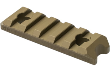 Image of Phase 5 Weapon Systems Inc M-LOK Picatinny Rail Section, 5 Slot, Flat Dark Earth, MLOKPIC5-FDE