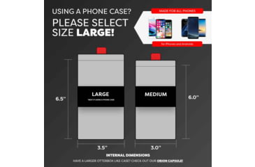 Image of Phoozy Apollo Phone Protector, Silver, Medium, 347700