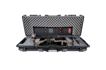 Image of Plano Element Vertical Bow Case 44in w/Gry Accent, Black, PLAM9600
