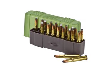 Image of Plano 20 Count Small Ammo Case w/Slip Cover, .22-250, .243 Win. Cal &amp; Similar