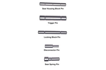 Image of Powder River Precision Hellcat PRP Stainless Steel Pin Set, Stainless Steel, Springfield Hellcat, PRP-HV1-PS