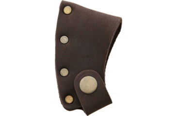 Image of Prandi Axe Blade Cover Leather with Brown Leather Sheath, Blade Cover, 3in Overall, Fits Axe Models Pra4306C, Pra4306D, Pra4306Th, Brown Leather Sheath, 7.060.03.0000