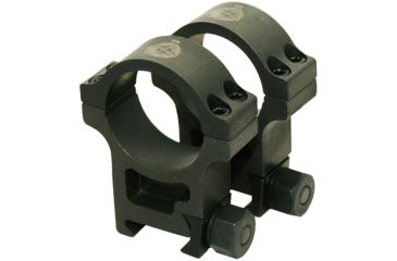 Image of Precision Reflex 30mm Steel Rings, Extra High, Black, 01-030-02