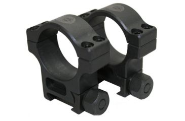 Image of Precision Reflex 30mm Steel Rings, Intermediate, Black, 01-030-07