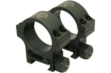 Image of Precision Reflex 30mm Steel Rings, Standard, Black, 01-030-01