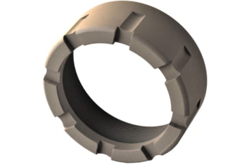 Image of Precision Reflex AR15-M16 Replacement Forearm Collar w/Notched Grooves, FDE Finish, Flat Dark Earth, 05-073-RNFC-DE