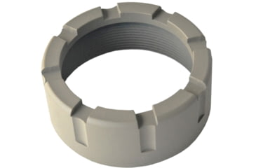 Image of Precision Reflex AR15-M16 Replacement Forearm Collar w/Notched Grooves, FDE Finish, Flat Dark Earth, 05-073-RNFC-DE