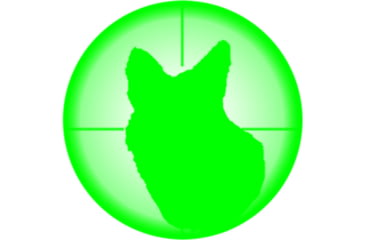 Image of Predator Tactics Coyote Reaper SpotLight Kit, 18650, Single LED, Green Beam, Black, 97398