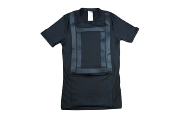 Image of Premier Body Armor Everyday Armor T-Shirt, Extra Shirt Only, No Armor Panels, Black, Extra Large, EAT-BLACK-XL