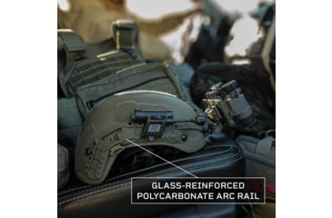 Image of Premier Body Armor Fortis Ballistic IIIA Tactical Helmet, Ranger Green, 2XL, FOR-9638-RG