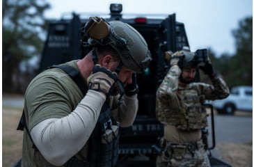 Image of Premier Body Armor Fortis Ballistic IIIA Tactical Helmet, Ranger Green, 2XL, FOR-9638-RG