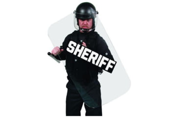 Image of Premier Crown Corp Riot Duty Shield W/ Sheriff Decal, 5.9 Ib, 4100S