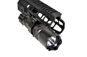 Image of Presma Accessory Scope Ring for KeyMod Slots, 1in Tube, Aluminum, Black KM-25L2