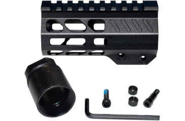 Image of Presma AR-15 M-LOK Free Float Handguard, 4.2 in, Black, MMARE42