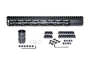 Image of Presma AR-15 Super Light M-LOK Series Free Float Handguards, 15in, Black, MARM15