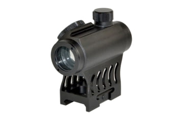 Image of Presma Red Hawk Series Compact Reflex Red/Green Dot Scope w/ Integrated 1in High Profile Picatinny Mount, Black, PRRH021