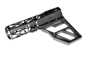 Image of Presma Skeletonized Aluminum Pistol Arm Fin, Black, AAST17
