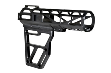 Image of Presma Skeletonized Aluminum Pistol Arm Fin, Black, AAST17