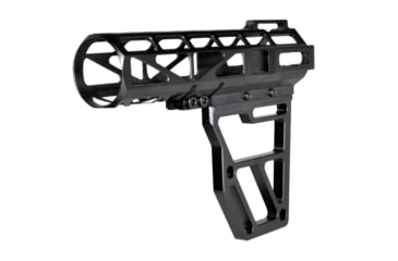 Image of Presma Skeletonized Aluminum Pistol Arm Fin, Black, AAST17