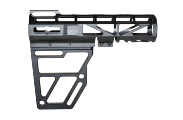 Image of Presma Skeletonized Aluminum Pistol Arm Fin, Black, AAST17