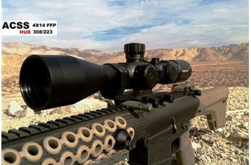 Image of DEMO, Primary Arms SLx 4-14X44mm FFP ACSS Rifle Scope - ACSS HUD DMR .308/.223 Reticle, Black PA4-14XFFP308