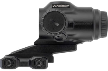 Image of Primary Arms SLx 3x MicroPrism Red Dot Sight, 1/4 MOA, Prism Scope, Green Illuminated ACSS Raptor 5.56/.308 Yard, Black, 710037
