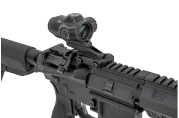 Image of Primary Arms SLx 3x MicroPrism Red Dot Sight, 1/4 MOA, Prism Scope, Green Illuminated ACSS Raptor 5.56/.308 Yard, Black, 710037