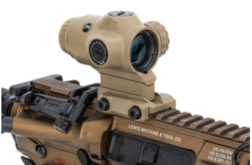 Image of Primary Arms SLx 3x MicroPrism Red Dot Sight, 1/4 MOA, Prism Scope, Red Illuminated ACSS Raptor 7.62/300BO Yard, Flat Dark Earth, 710057