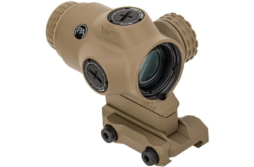 Image of Primary Arms SLx 3x MicroPrism Red Dot Sight, 1/4 MOA, Prism Scope, Red Illuminated ACSS Raptor 7.62/300BO Yard, Flat Dark Earth, 710057