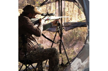 Image of Primos Hunting Full Frontal One Way See Through Veil Ground Blind, 65112