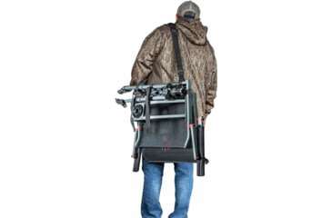 Image of Primos Hunting Double Bull Swivel Hunting Blind Chair, Black, 65166