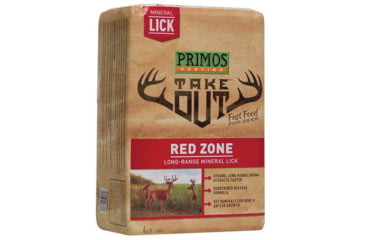 Image of Primos Hunting Take Out Red Zone Mineral Lick, 4lb Block, 58737