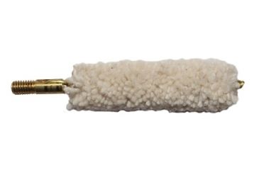 Image of Pro-Shot Pro-Shot Cotton Mop .50 Cal. Black Powder Gun Cleaning Kit, 10/32 Threads, White w/ Brass Core MP50BP, White w/ Brass Core, MP50BP
