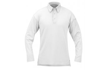 Image of Propper I.C.E. Performance Polo Long Sleeve Shirt, White, 3XL Regular F5315721003XL