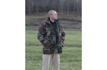 Image of Propper Mens M65 Field Coat,Woodland,M3 F548509320M3