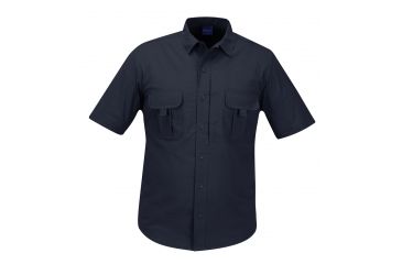 Image of PROPPER Summerweight Tactical Mens Short Sleeve Shirt, LAPD Navy, 3XL F53743C4503XL