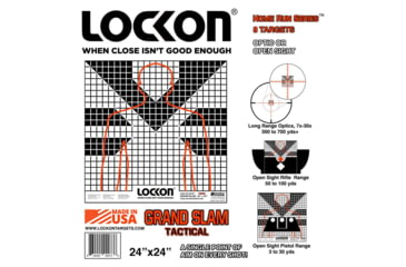 Image of ProShot LockOn Grand Slam Tactical Targets, 8 Pack, 24in x 24in, GST-8