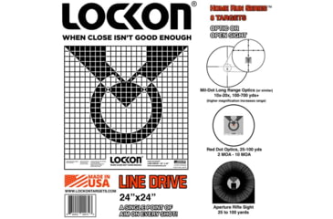Image of ProShot LockOn Line Drive Tactical Targets, 8 Pack, 24in x 24in, LDT-8