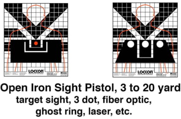 Image of ProShot LockOn Strike Zone Tactical Targets, 8 Pack, 14in x 16in, SZT-8