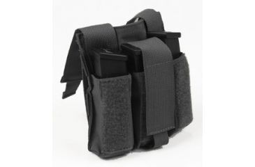 Image of PROTECH Triple Side Arm Pistol Magazine Pouch, 3 9mm/.40cal Magazines, Black, TP10B-M-YK