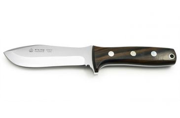 Image of Puma Knives El Nu Drop Point, 128mm, Stainless Steel, Fixed Blade Knife, Ebony wood, Small 825912