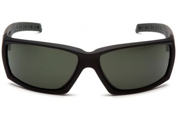 Image of Pyramex Overwatch Smoke Green Lens Black Frame