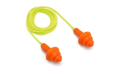 Image of Reusable Ear Plug, Orange/Lime