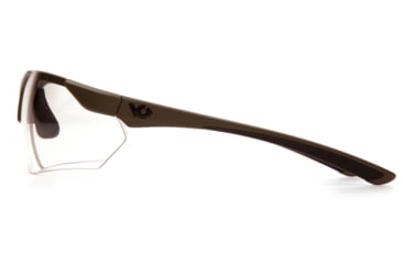 Image of Pyramex VGSG1710T Drone 2.0 Glasses Clear Lens Anti-Fog OD Green Frame