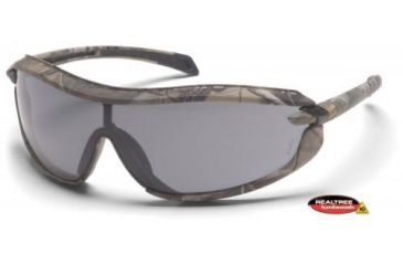 Image of Pyramex XS3 Real Tree HardWoods Frame Clear Lens Safety Eyewear SC4610S