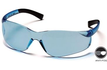 Image of Pyramex Ztek Safety Glasses - Infinity Blue Anti-Fog Lens, Infinity Blue Frame S2560ST